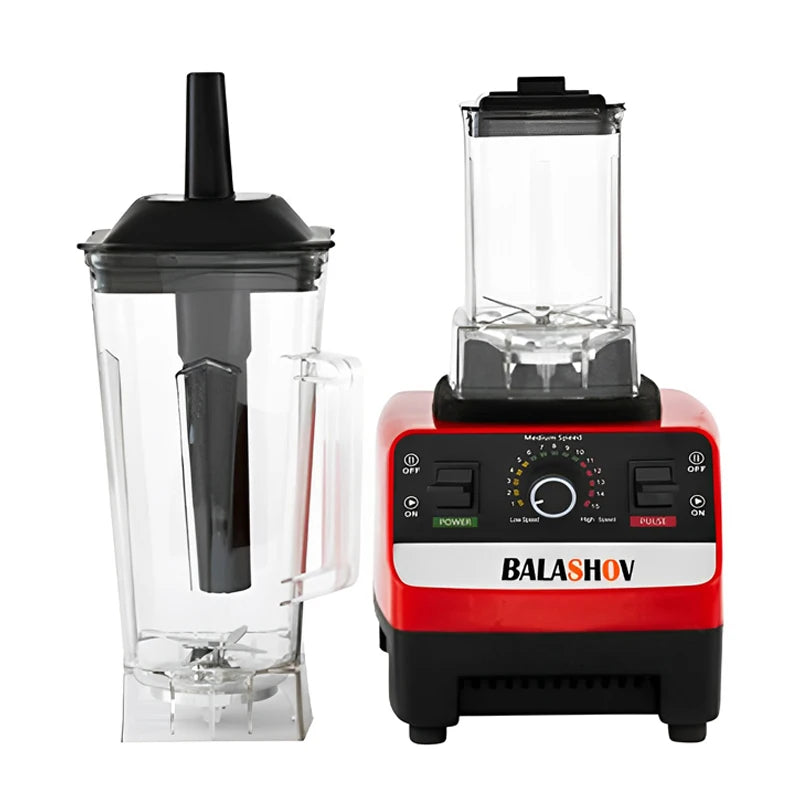 2000W Heavy Duty Commercial Blender Stationary Mixer Food Processor Ice Smoothies for Kitchen High Power Juicer Blender