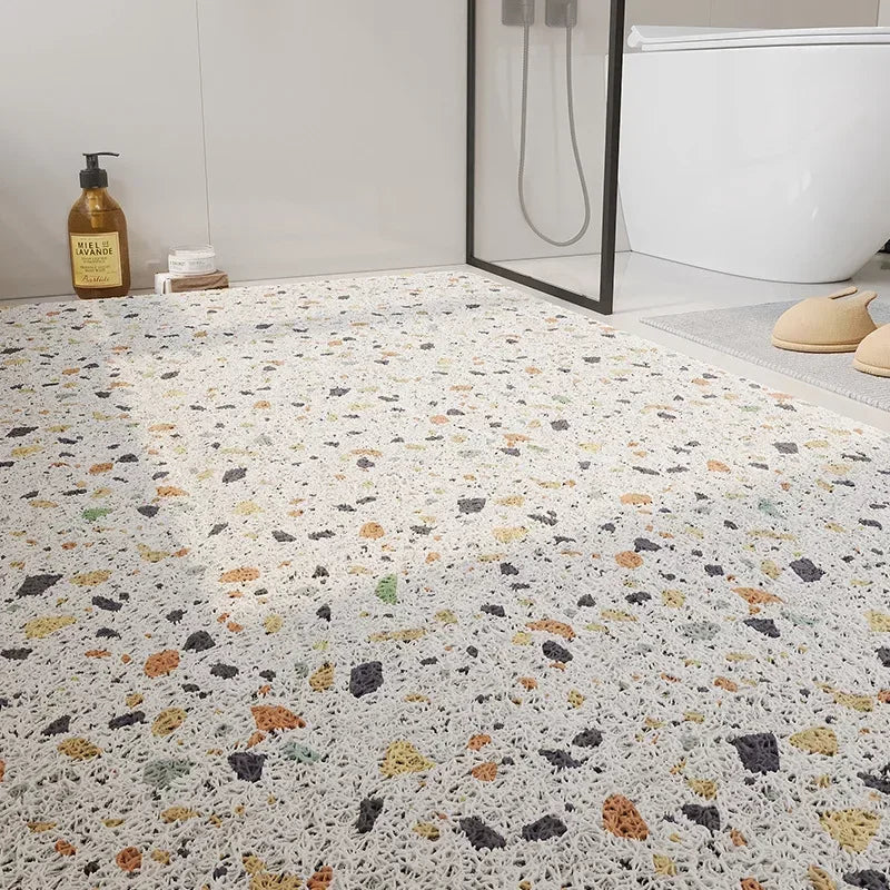 Bathroom Shower Anti Slip Mat, Environmentally Friendly PVC Bath Mats, Home Outdoor Doormat, DIY Cutting Door Mat