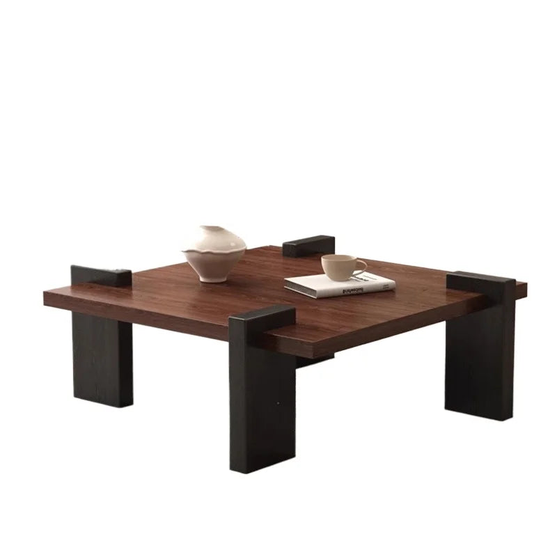 Wooden Rectangular Coffee Table Dinning Occasional Nordic Coffee Table Luxury Abstract Center Mesinha Para Sala Modern Furniture