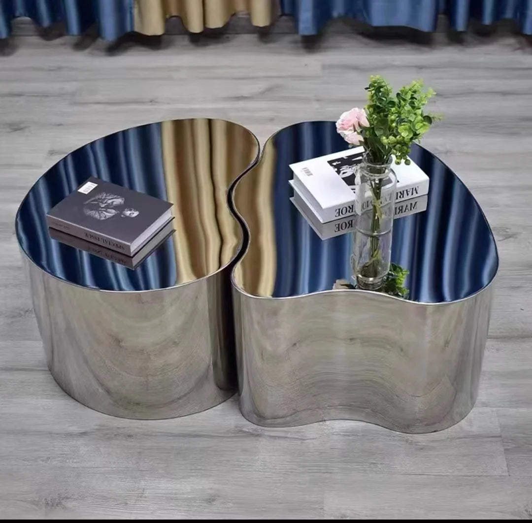 Metal Luxury Coffee Table Decoration Living Room Designer Side Table Moving Standing Nordic Couchtisch Lounge Suite Furniture
