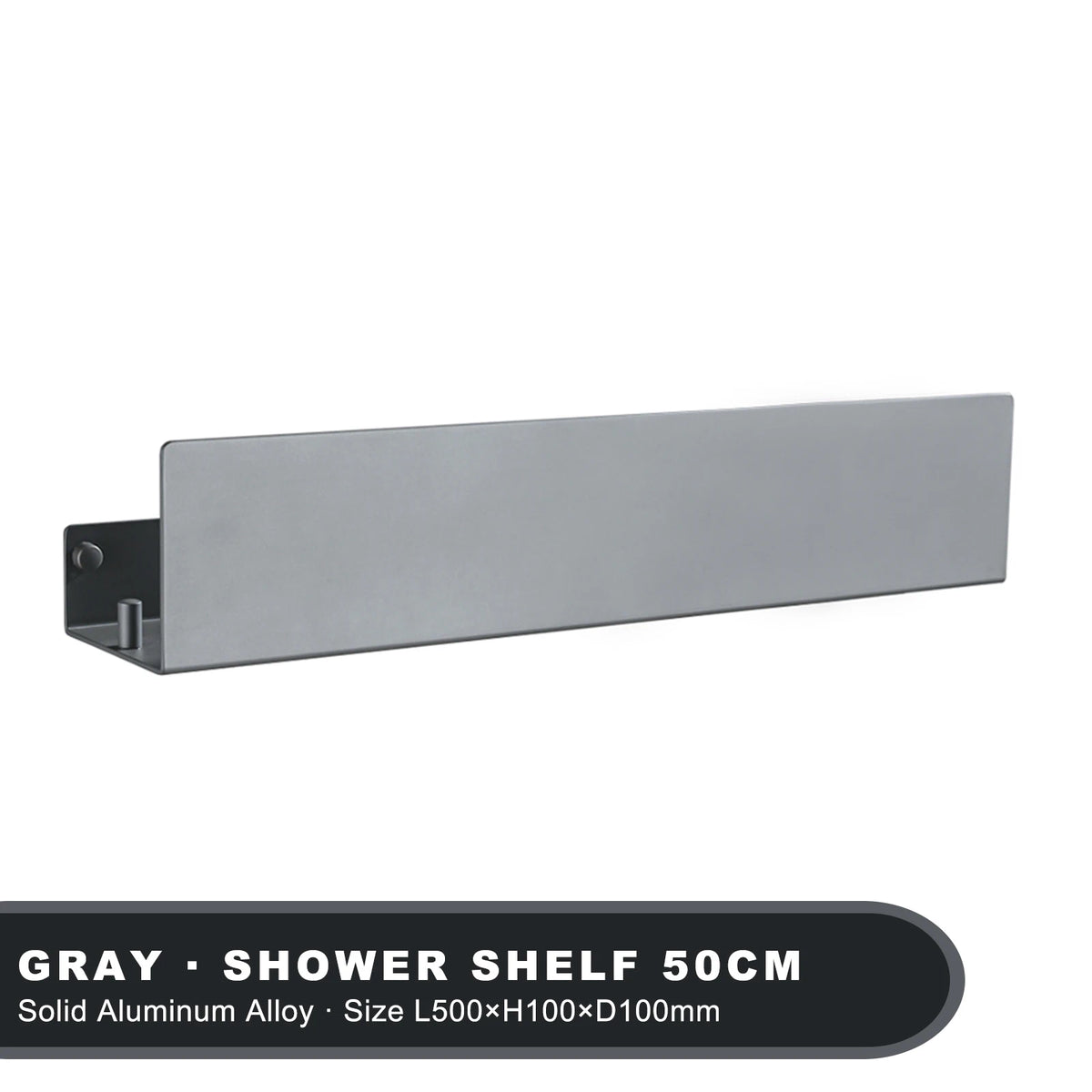 Black Bathroom Organizer Shelf With Hooks Aluminum Kitchen Decoration Shelves On Wall Shower Storage Rack Wall Mount