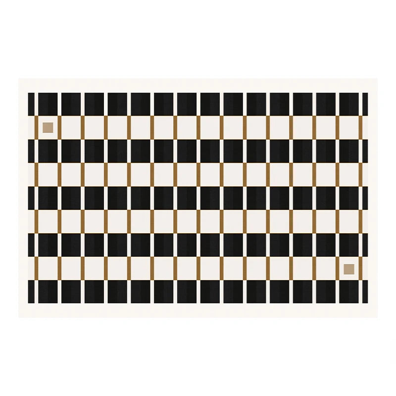 Light Luxury Retro Living Room Decoration Rugs Large Area Bedroom Carpet Cloakroom Dressing Table Rug Soft Thick Plush Carpets