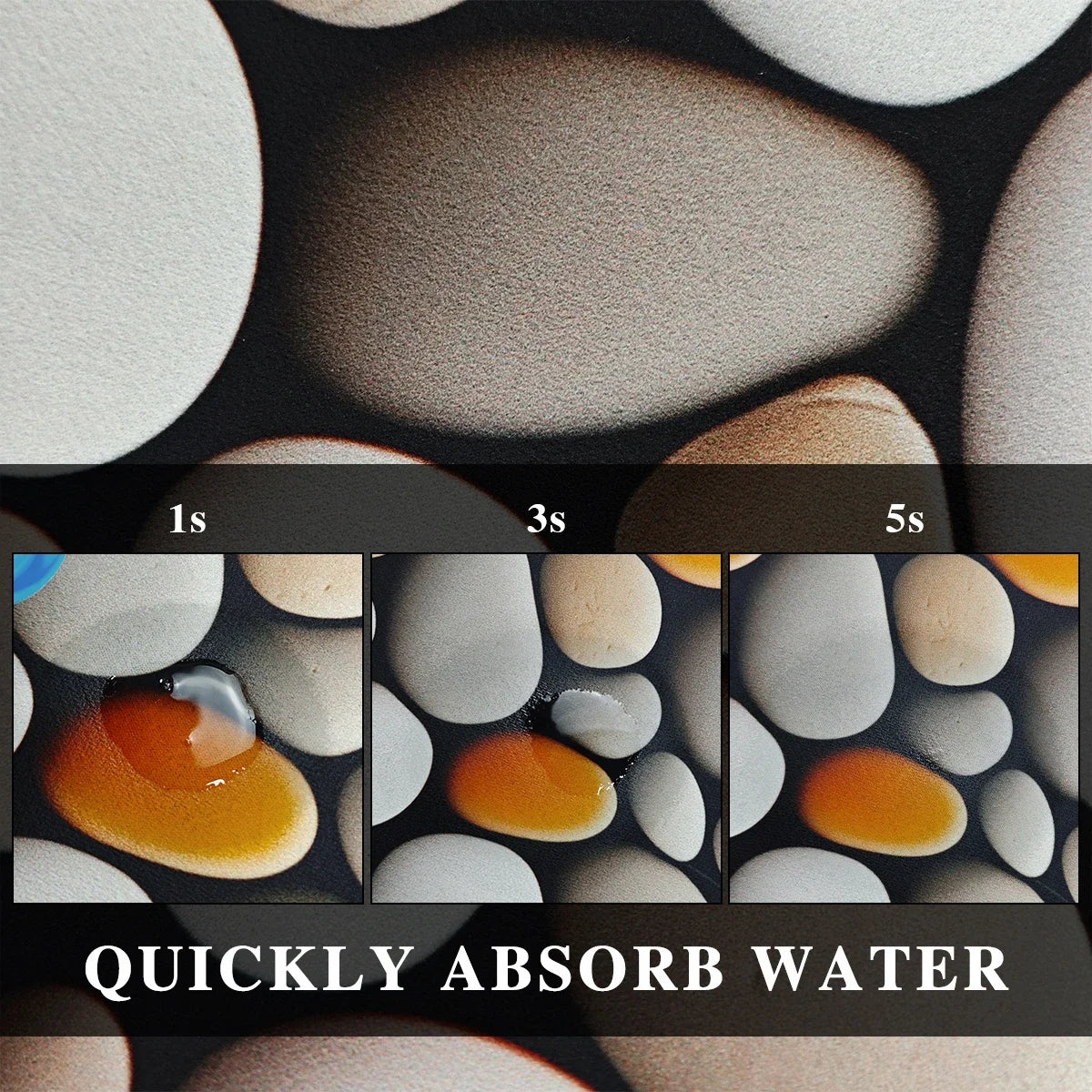 Bathroom Carpet Home Decoration Bath Absorbent Marbling Floor Mat Toilet Rug Doormat Non-slip Foot Mats