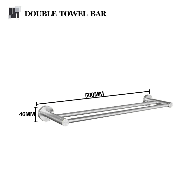 Brushed Nickel Bathroom Accessories Towel Bar Bath Robe Hook Brass Knurled Bathroom Hardware Set Shelf for Towels Paper Tissue