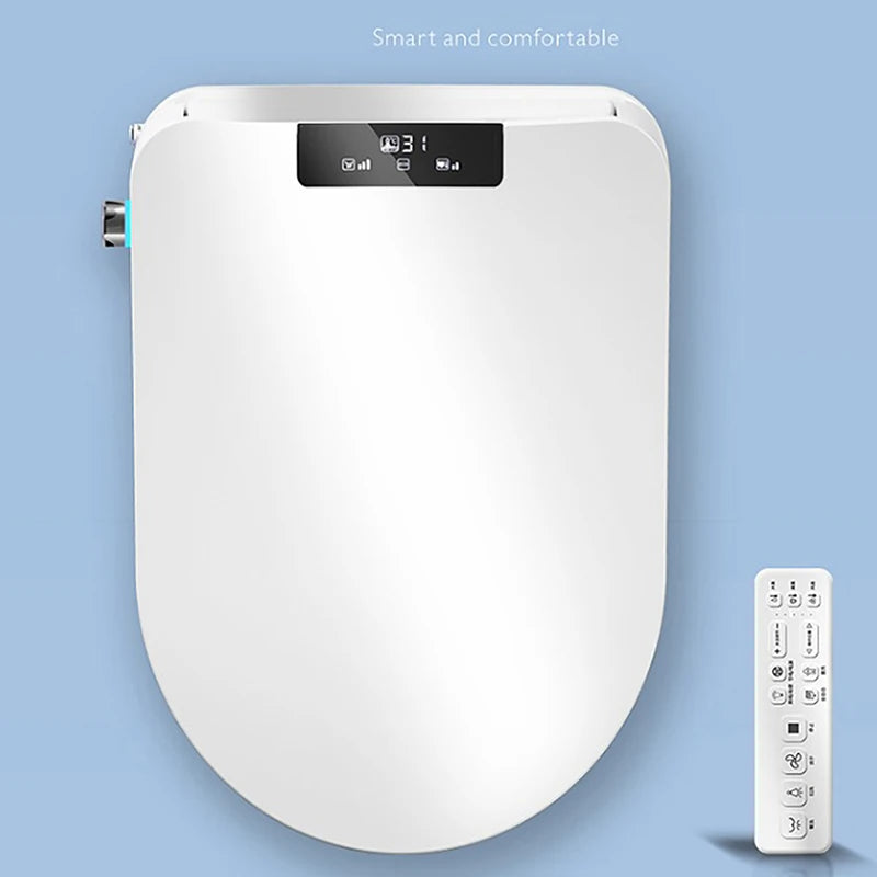 EcoFresh D U-shape Smart Toilet Seat Electric Bidet Cover Smart Night Light Intelligent Bidet Sprayer Heat Clean Dry Massage