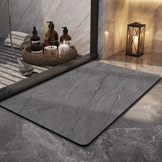 Bathroom Carpet Home Decoration Bath Absorbent Marbling Floor Mat Toilet Rug Doormat Non-slip Foot Mats