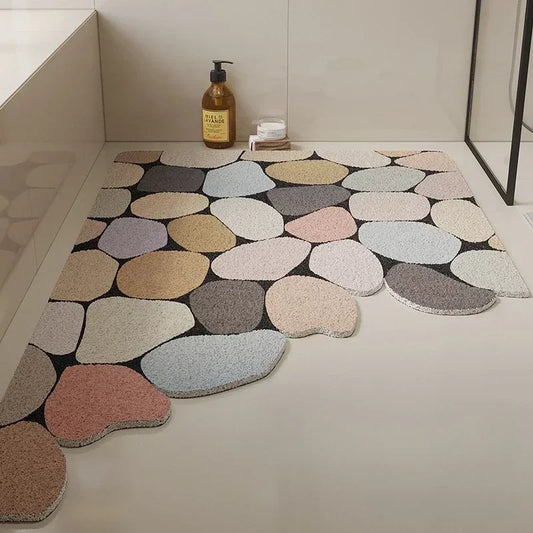 Bathroom Shower Anti Slip Mat, Environmentally Friendly PVC Bath Mats, Home Outdoor Doormat, DIY Cutting Door Mat