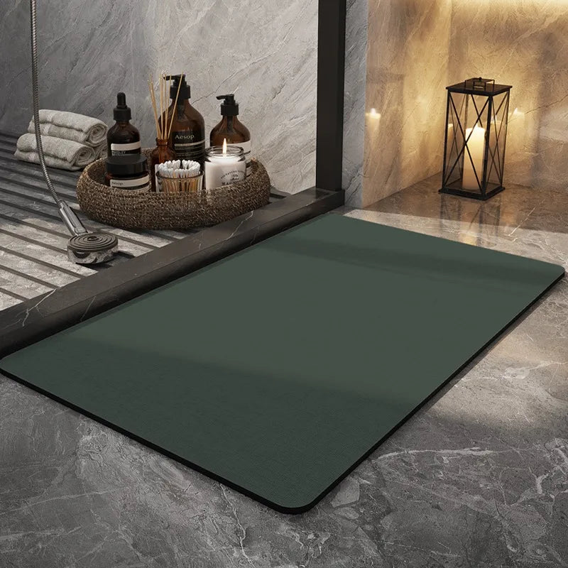 Bathroom Carpet Home Decoration Bath Absorbent Marbling Floor Mat Toilet Rug Doormat Non-slip Foot Mats