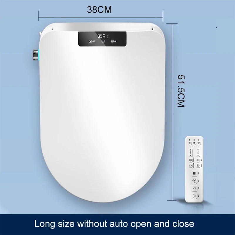 EcoFresh D U-shape Smart Toilet Seat Electric Bidet Cover Smart Night Light Intelligent Bidet Sprayer Heat Clean Dry Massage