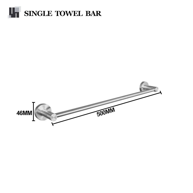 Brushed Nickel Bathroom Accessories Towel Bar Bath Robe Hook Brass Knurled Bathroom Hardware Set Shelf for Towels Paper Tissue