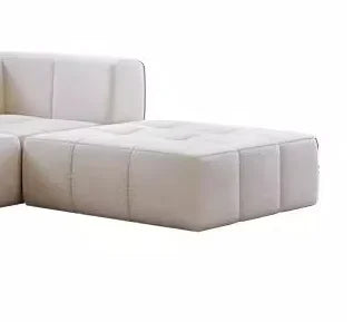 Living Room Compressed Vacuum Sofas Modern Small Apartment Fabric Living Room Sofa Cream Style Marshmallow Sofa Free Combination