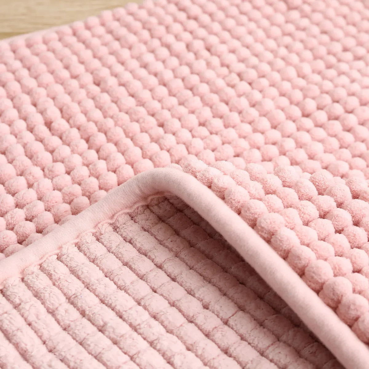 Chenille Bath Mats Encrypted Thickened Short Plush Strong Water-absorbent Non-slip Bathroom Rug Carpet Quick-drying Foot Mat