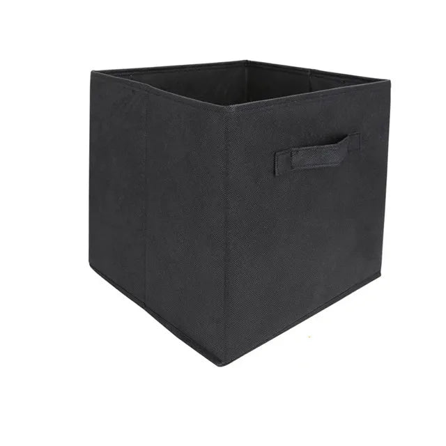 26x26x28cm Cubes Bins Pure Color Non Woven Square Storage Box Clothes Toys Sundries Storage Box Wardrobe Drawer Organizer