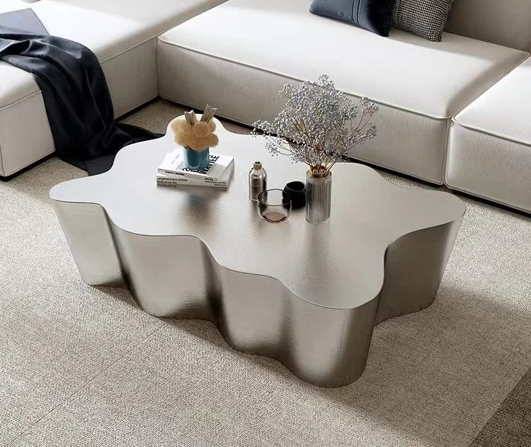 Metal Luxury Coffee Table Decoration Living Room Designer Side Table Moving Standing Nordic Couchtisch Lounge Suite Furniture