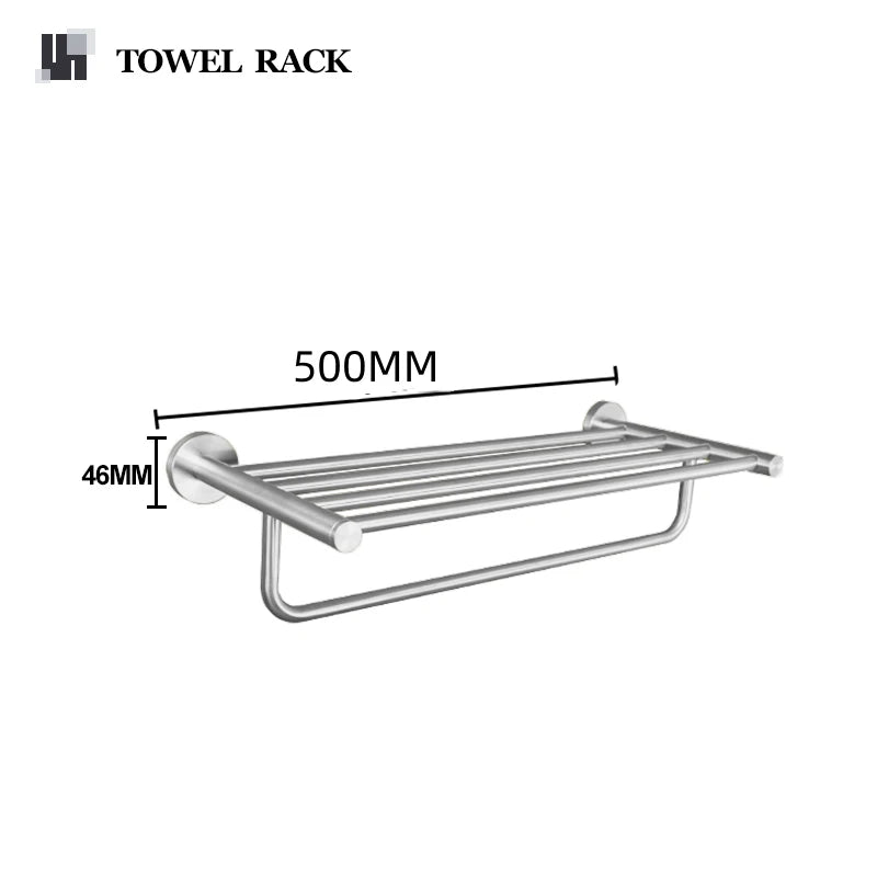 Brushed Nickel Bathroom Accessories Towel Bar Bath Robe Hook Brass Knurled Bathroom Hardware Set Shelf for Towels Paper Tissue