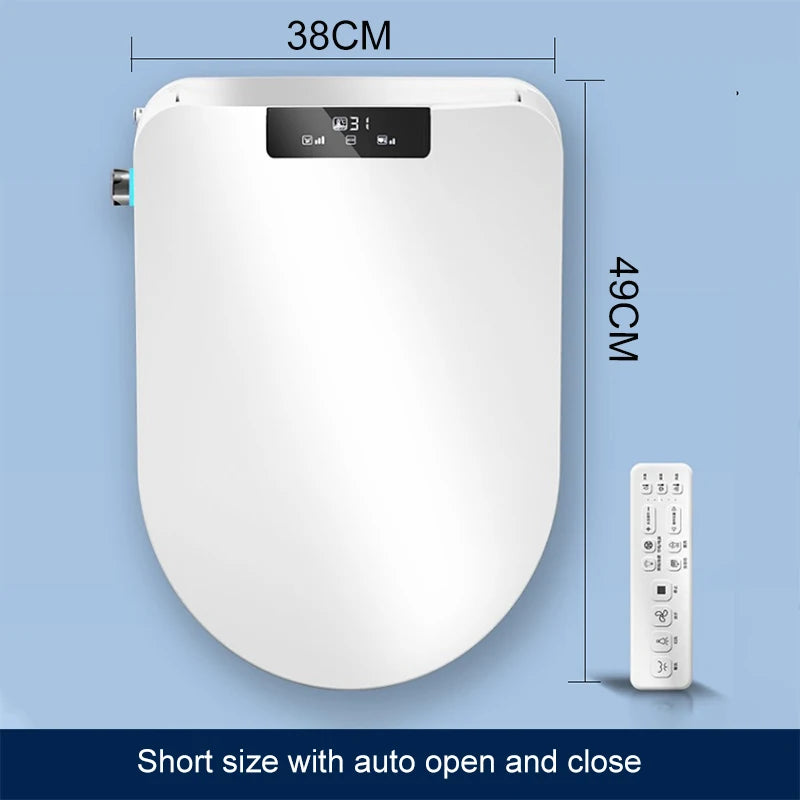 EcoFresh D U-shape Smart Toilet Seat Electric Bidet Cover Smart Night Light Intelligent Bidet Sprayer Heat Clean Dry Massage