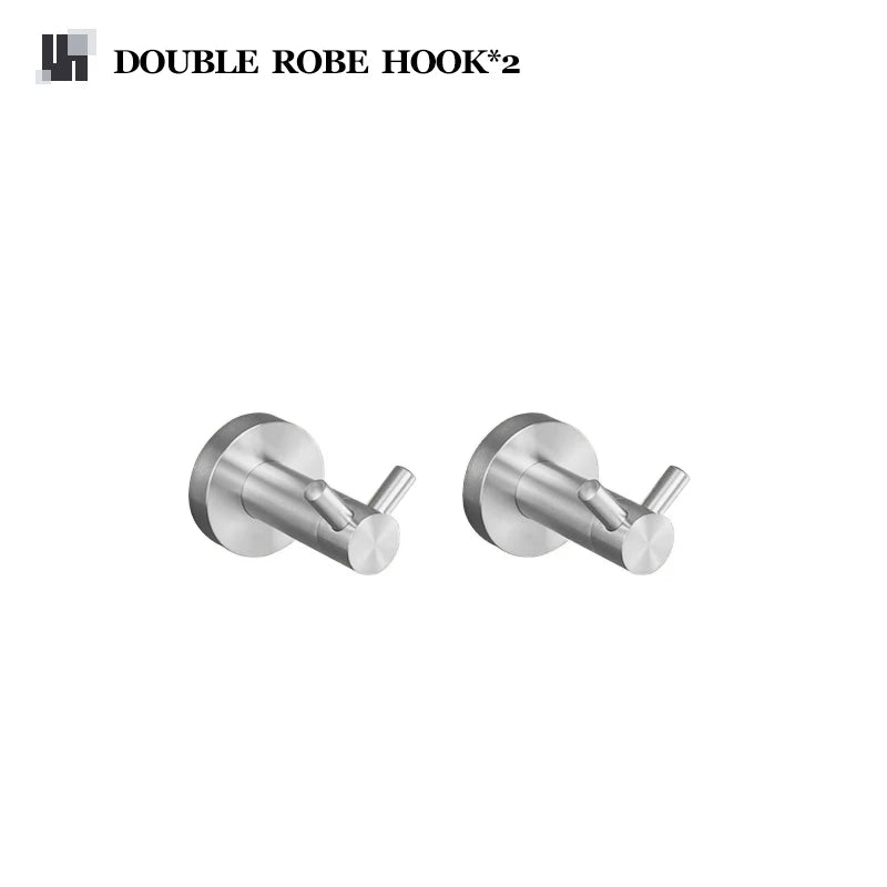 Brushed Nickel Bathroom Accessories Towel Bar Bath Robe Hook Brass Knurled Bathroom Hardware Set Shelf for Towels Paper Tissue