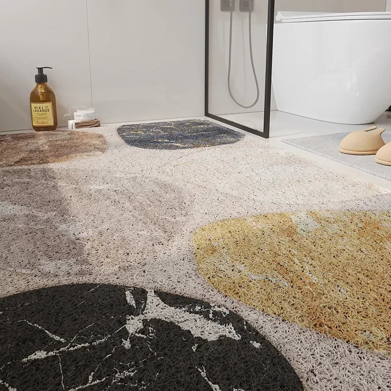 Bathroom Shower Anti Slip Mat, Environmentally Friendly PVC Bath Mats, Home Outdoor Doormat, DIY Cutting Door Mat