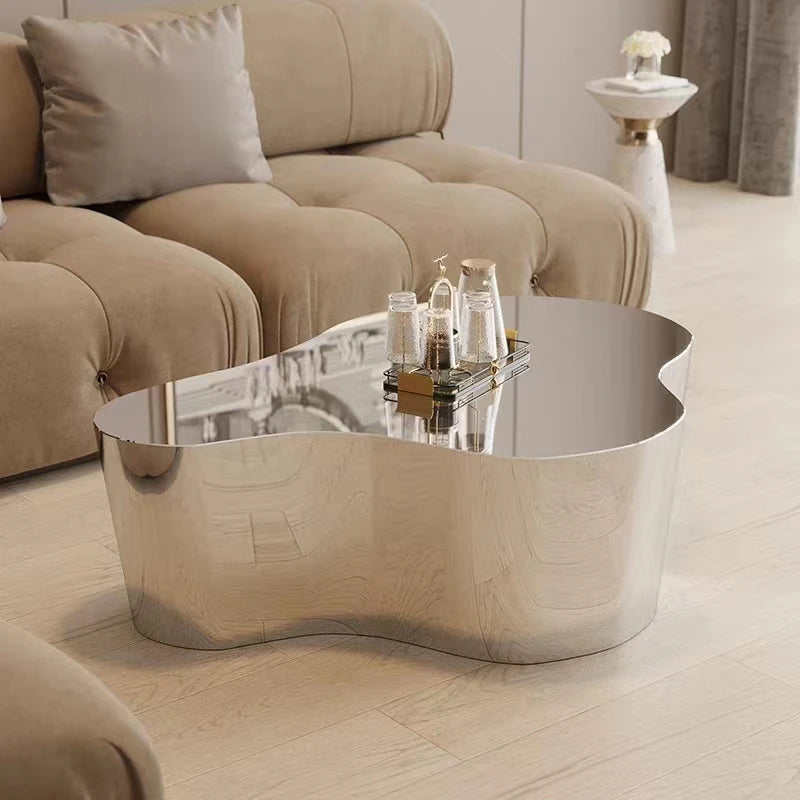 Metal Luxury Coffee Table Decoration Living Room Designer Side Table Moving Standing Nordic Couchtisch Lounge Suite Furniture