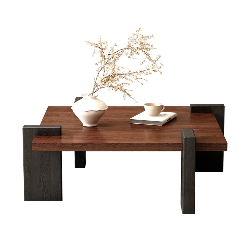 Wooden Rectangular Coffee Table Dinning Occasional Nordic Coffee Table Luxury Abstract Center Mesinha Para Sala Modern Furniture